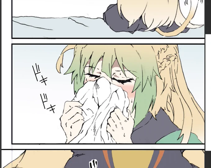 スケブでアタランテさん描いてるんだけど……あまりの可愛さに好きになりそう……

クラドイスは破廉恥だ…… 