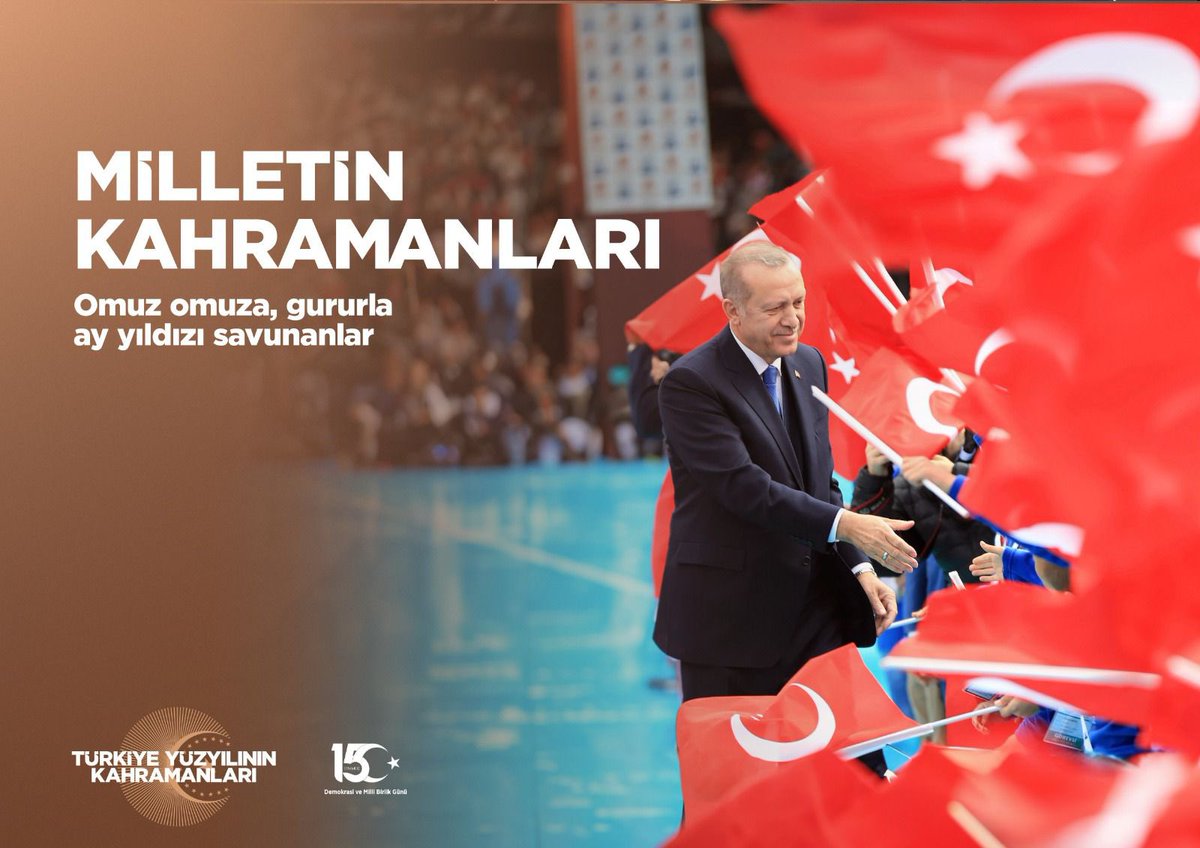 Acarbey_0645's tweet photo. Bizim sahte bayram ve kahramanlara değil.

15 temmuz gibi gerçek bayram ve  vatan için can veren gerçek kahramanlara ihtiyacımız var.

MİLLETİN KAHRAMANLARI https://t.co/ujBxwO4G0H