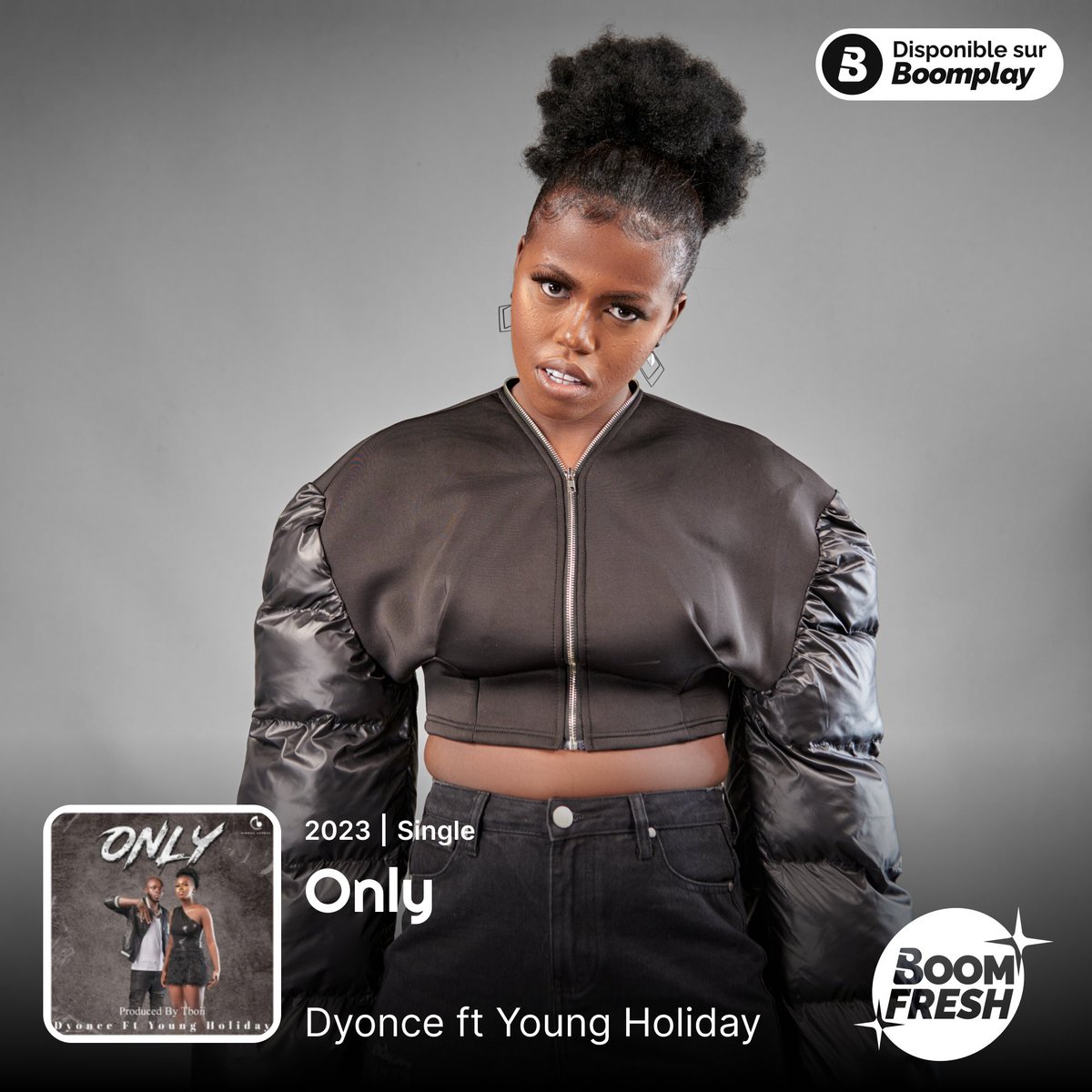 [Nouveauté]
"ONLY" le nouveau single de @DYONCE en featuring avec @youngholiday_official est maintenant disponible sur #Boomplay 

Lien 🎵!
boomplay.com/share/music/12…

#Boomplayfr #Boomplayfrancophone #only #dyonce #youngholiday #cmr #cameroon