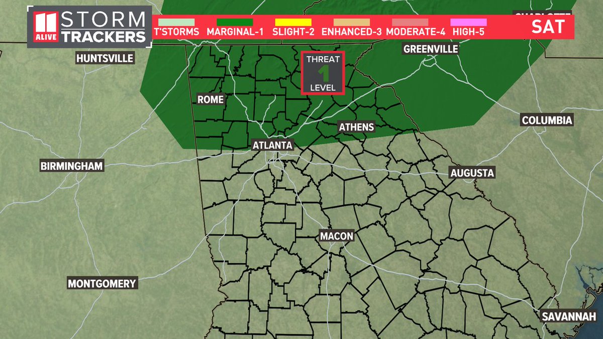 Melissa Nord on Twitter "Here's the latest Severe Weather Outlook for