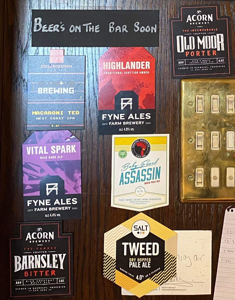 TheSwanWithTwoNecks (@swantwonecks) on Twitter photo Beers & Ciders on the bar for our presentation for ā<a href="/CAMRA_Official/">CAMRA</a> Lancashire Pub of the Year,ā starting today at 2.30pm! <a href="/camraeastlancs/">CAMRA East Lancs: Witch Ale News (Official)</a>
Beers featuring <a href="/SeriousBrewCo/">Serious Brewing Company</a>, <a href="/abinbev/">AB InBev</a>, <a href="/ossettbrewery/">Ossett Brewery</a>, <a href="/FyneAles/">Fyne Ales</a>, <a href="/SaltBeerFactory/">SALT</a>, <a href="/Snailsbankcider/">Snailsbank Cider</a> & <a href="/CelticMarches/">Celtic Marches</a>! Beers & Ciders on the bar for our presentation for ā<a href="/CAMRA_Official/">CAMRA</a> Lancashire Pub of the Year,ā starting today at 2.30pm! <a href="/camraeastlancs/">CAMRA East Lancs: Witch Ale News (Official)</a>
Beers featuring <a href="/SeriousBrewCo/">Serious Brewing Company</a>, <a href="/abinbev/">AB InBev</a>, <a href="/ossettbrewery/">Ossett Brewery</a>, <a href="/FyneAles/">Fyne Ales</a>, <a href="/SaltBeerFactory/">SALT</a>, <a href="/Snailsbankcider/">Snailsbank Cider</a> & <a href="/CelticMarches/">Celtic Marches</a>!