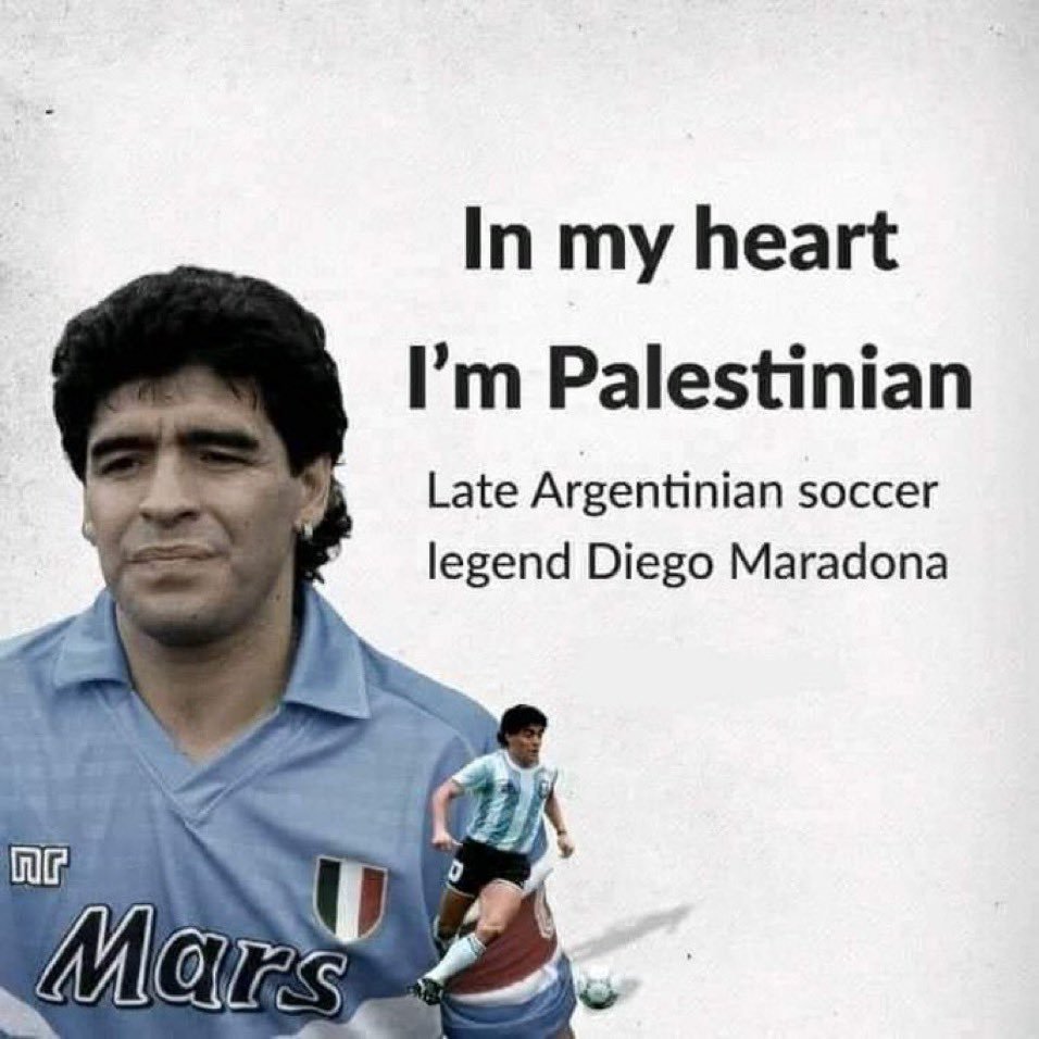 RT @PalestineCultu1: Long live Diego Maradona https://t.co/wlrfuqE3fU