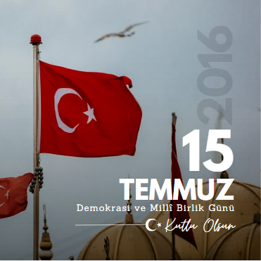 Aziz şehitlerimizi rahmet ve minnetle yad ediyor, Kahraman Gazilerimize şükranlarımızı sunuyoruz.