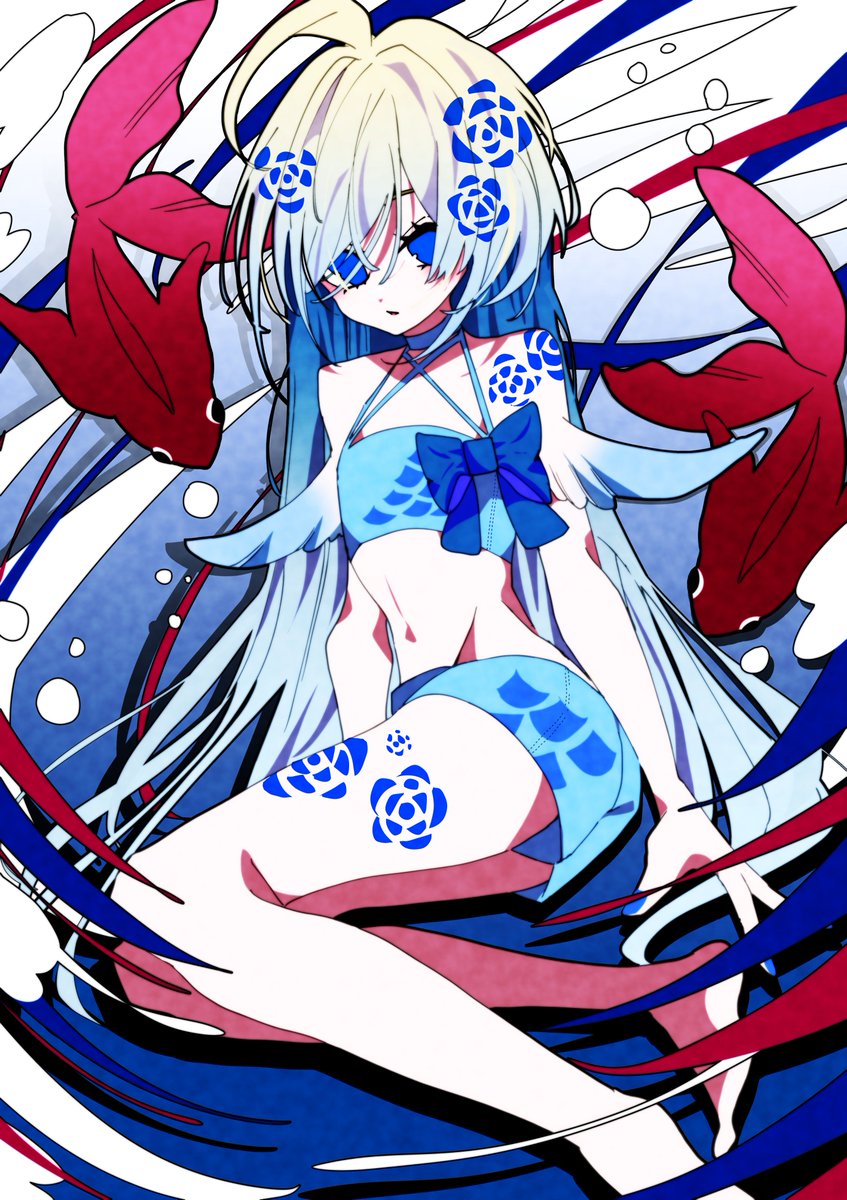 「流水」|清水わかこ shimizu wakakoのイラスト