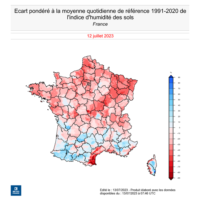 Dr. Serge Zaka (Dr. Zarge) (@sergezaka) on Twitter photo Notre Ministre de l'Agriculture <a href="/MFesneau/">Marc Fesneau</a> affirme que nous vivons un été "normal" sur <a href="/franceinter/">France Inter</a>.
Quand est-ce que nos politiques vont-ils comprendre et assumer les enjeux du changement climatique ?🙄
➡️ Depuis le 1er juin : 4 jours sous les normes contre 41 au-dessus.
➡️Une Notre Ministre de l'Agriculture <a href="/MFesneau/">Marc Fesneau</a> affirme que nous vivons un été "normal" sur <a href="/franceinter/">France Inter</a>.
Quand est-ce que nos politiques vont-ils comprendre et assumer les enjeux du changement climatique ?🙄
➡️ Depuis le 1er juin : 4 jours sous les normes contre 41 au-dessus.
➡️Une