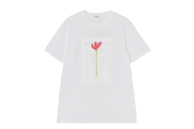 リミフゥ20周年コラボTシャツで絵を描かせていただきました! 2023年7月14日(金)よりリミ フゥ伊勢丹新宿店ほかにて発売されます! よろしくお願いします! #limifeu