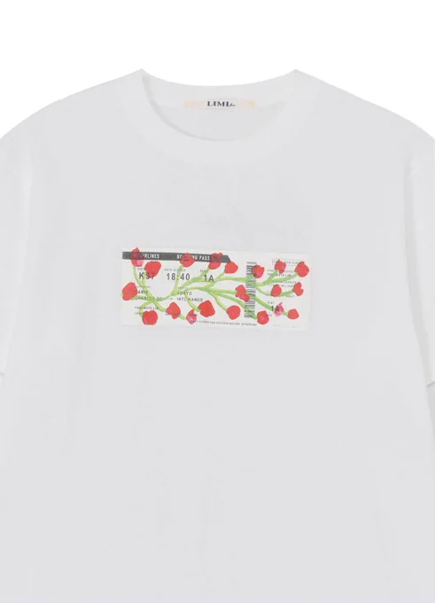 リミフゥ20周年コラボTシャツで絵を描かせていただきました! 2023年7月14日(金)よりリミ フゥ伊勢丹新宿店ほかにて発売されます! よろしくお願いします! #limifeu