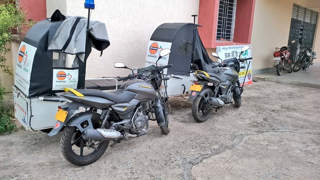 देवघर श्रावणी मेले में श्रद्धालुओं के लिए बाइक एंबुलेंस सेवा की शुरुआत-Bike ambulance service started for devotees at Deoghar Shravani fair