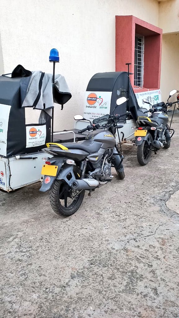 देवघर श्रावणी मेले में श्रद्धालुओं के लिए बाइक एंबुलेंस सेवा की शुरुआत-Bike ambulance service started for devotees at Deoghar Shravani fair