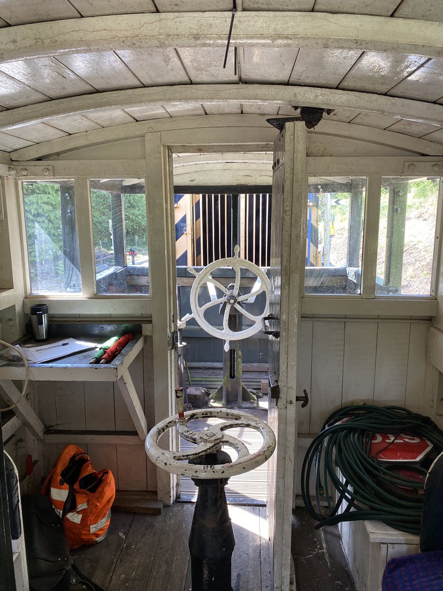 Driver experience rides on trip 1 of 4.  My office.  #deanforestrailway