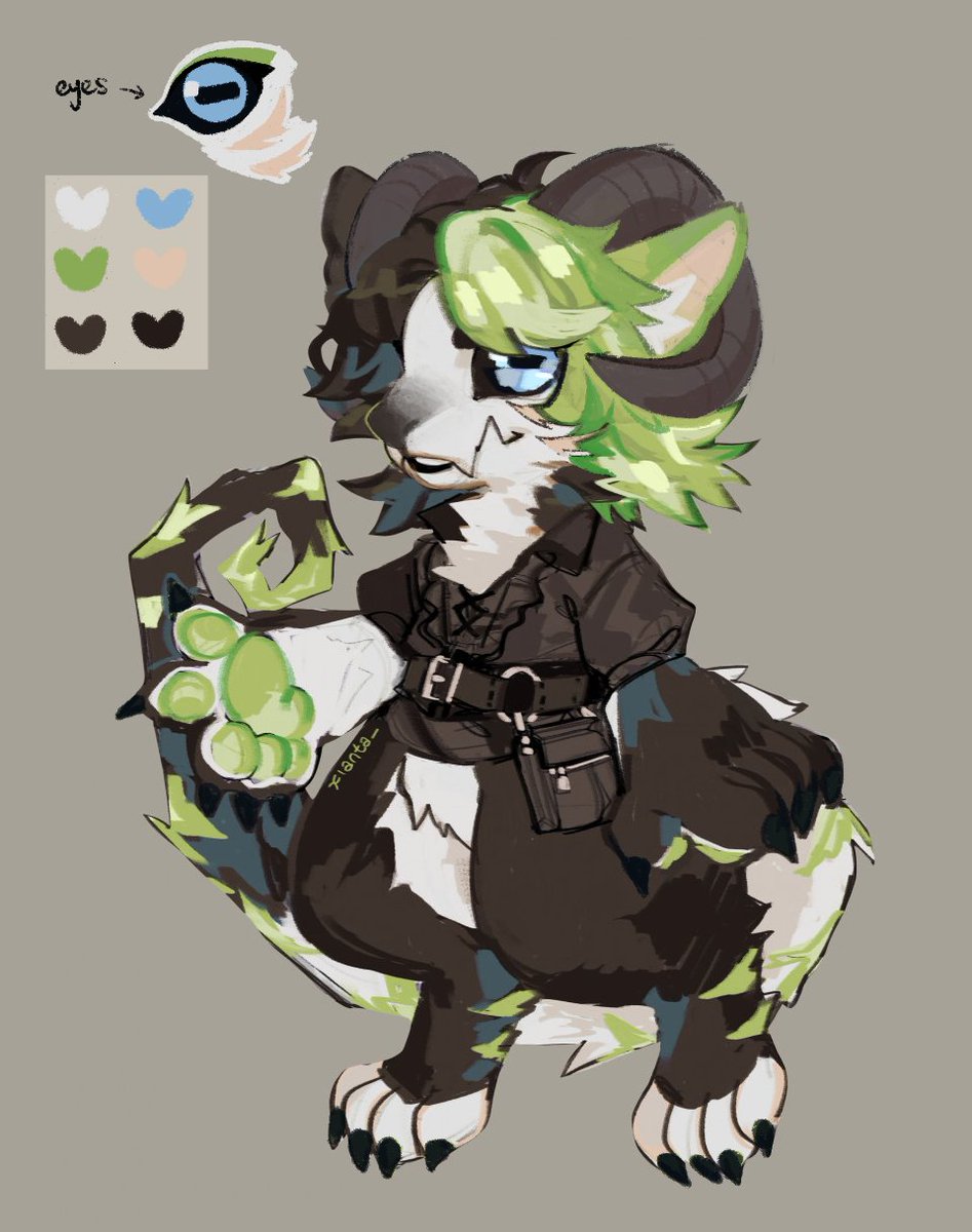 「updated my fursona 」|Xia 🎗 10k DTIYSのイラスト