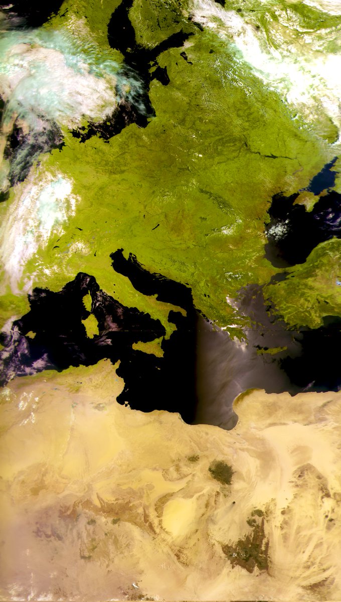 unk26X1's tweet photo. Meteor M N2-3 AHRPT, High Pass. https://t.co/jWJYVchzfC