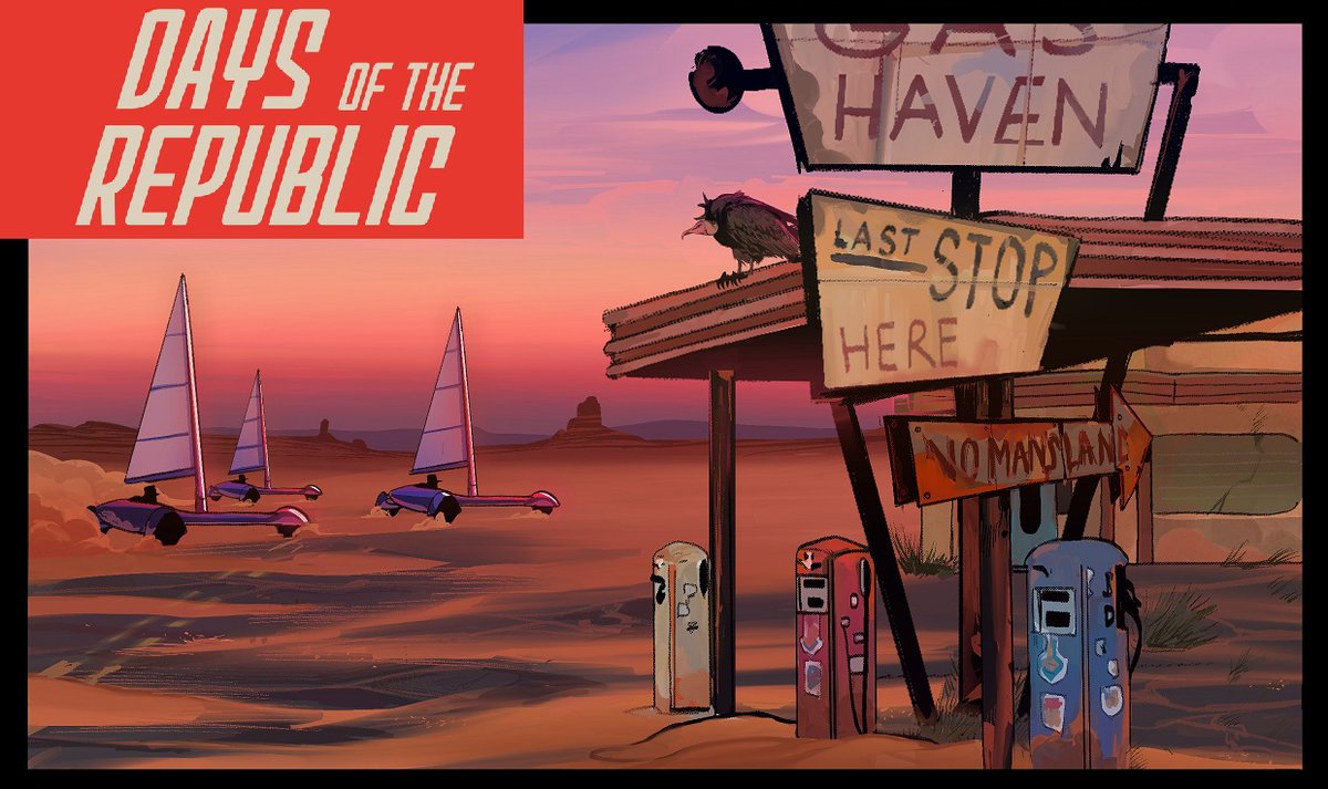 DaysOfRepublic's tweet photo. A high adrenaline, action packed epic story set in a distant post-apocalyptic future. Volume 1 available on Amazon https://t.co/3o6H91ppVN
#postapocalyptic #actionhero #adventure #indiecomics #scifi #DaysOfTheRepublic #wasteland #adrenaline https://t.co/kuMoWLqQU1