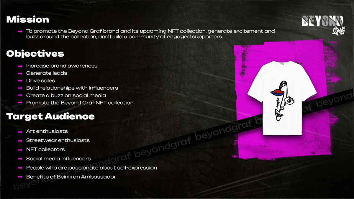 Beyond Graf | Exclusive NFT Streetwear tweet media