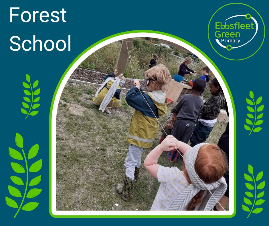 In Forest School, the children experienced a team building game in which they had to listen very carefully to a friend who explained the way in which they needed to travel to get to the end of the course. They all exhibited togetherness, confidence, resilience and perseverance 👏