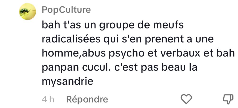 1/ « Le 6 décembre 1989, un homme
ouvrait le feu à l'école Polytechnique
de Montréal. Il tuait 14 femmes, parce
qu'elles étaient des femmes. » 

Les commentaires des hommes :