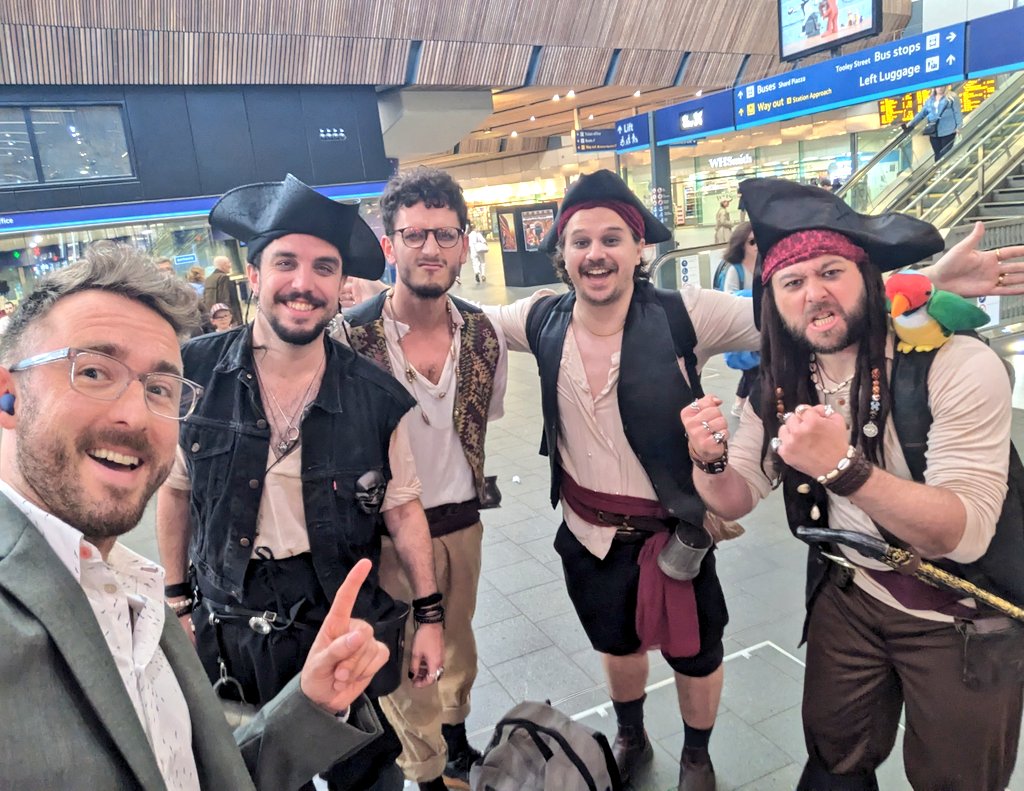 One of these pirates thought I was @robbiereviews 

Never been so flattered