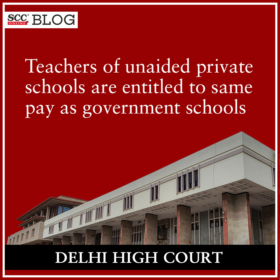 scconline_'s tweet photo. Teachers of unaided private schools are entitled to same pay as government schools: Delhi High Court
https://t.co/XaUZ9c1qMu

#DelhiHighCourt #GovernmentSchools #7thCentralPayCommission #DelhiHC #dseact #privateunaidedschool #publicfunction #samepay #IndianConstitution #publiclaw https://t.co/7uYEHLhiXj