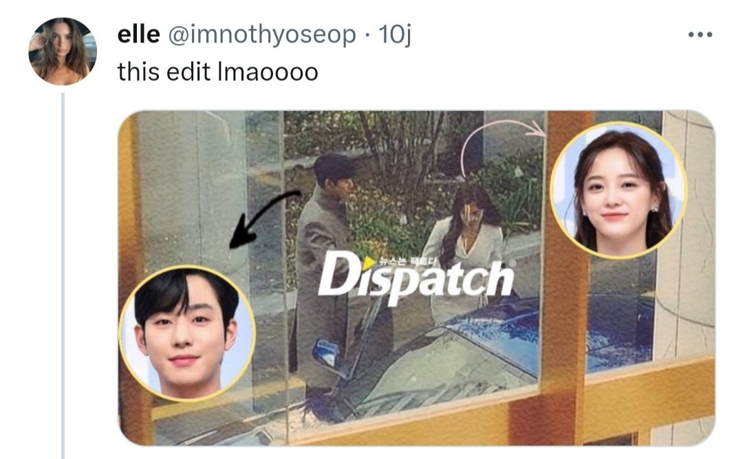 eye_esight's tweet photo. Why Shipper crazy 'imnothyoseop' can't leave sejeong, always so obsessed with sejeong private life that imnothyoseop delusions like this by using DISPATCH logo.

Shipper hyojeong, DISPATCH even knows Hyoseop and Sejeong are not dating

#Hyojeong #ToxicShipper https://t.co/TLKCU3g5e6