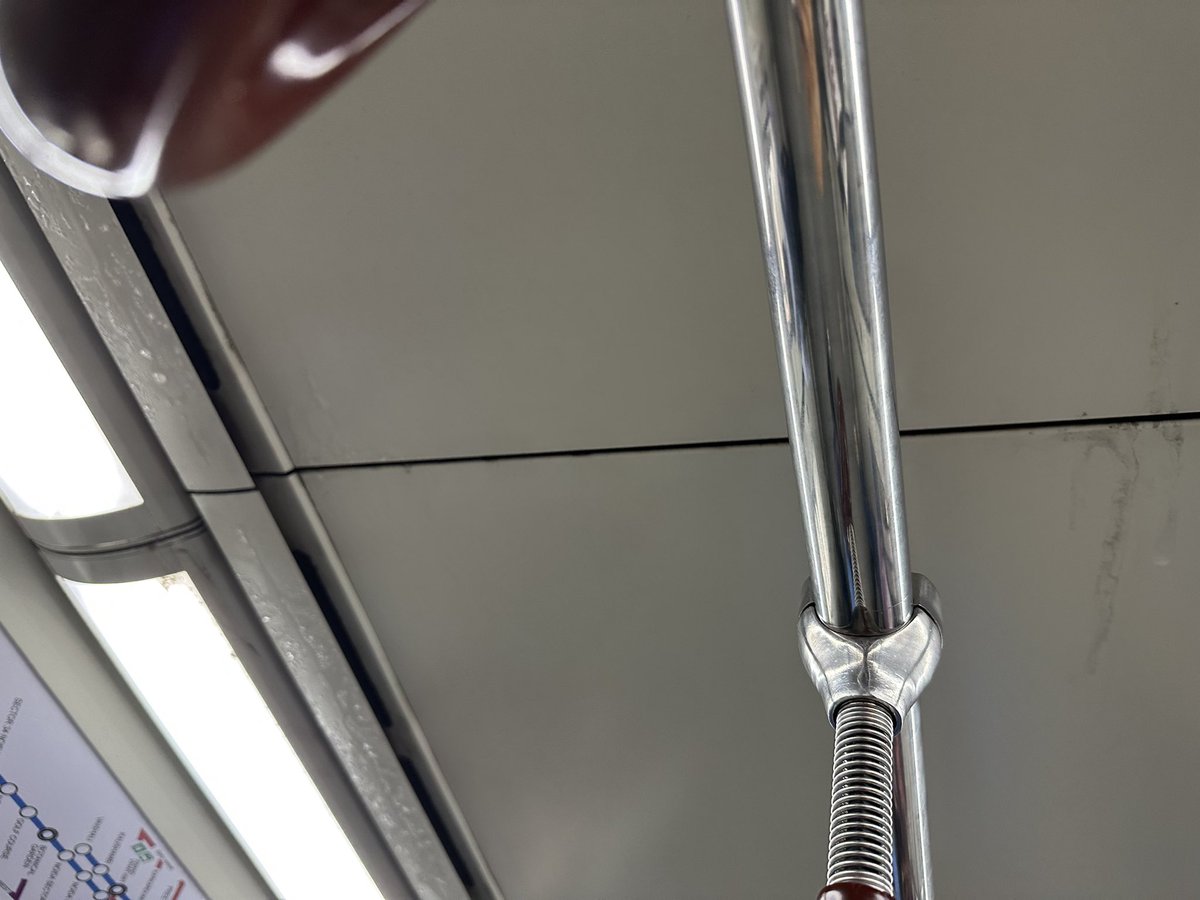 GuptaAnvesha's tweet photo. @OfficialDMRC I guess we have to enjoy rainy weather inside the metro as well. Such maintenance. https://t.co/bnJKyrkbQ9