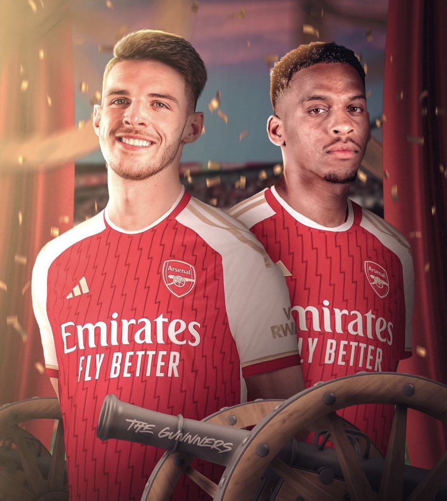 PunchDrunkAFC's tweet photo. 🔴⚪️ | Arteta’s Dream Squad For Next Season.

📰 According to Football London, Mikel Arteta will be able to announce his dream matchday squad following the signings of Jurrien Timber and Declan Rice. 

The report goes on to state that Arteta could turn to another Ajax player - Mohamed Kudus - as a midfield signing. ✅

Starting 11:

🏴󠁧󠁢󠁥󠁮󠁧󠁿 Ramsdale
🇳🇱 Timber
🇫🇷 Saliba
🇧🇷 Gabriel
🇺🇦 Zinechenko
🏴󠁧󠁢󠁥󠁮󠁧󠁿 Rice
🇳🇴 Odegaard
🇧🇪 Trossard
🏴󠁧󠁢󠁥󠁮󠁧󠁿 Saka
🇧🇷 Martinelli
🇧🇷 Jesus

Subs:

🇺🇸 Turner
🏴󠁧󠁢󠁥󠁮󠁧󠁿 White 
🇵🇱 Kiwior
🇩🇪 Havertz
🇬🇭 Kudus
🏴󠁧����󠁥󠁮󠁧󠁿 Nelson
🏴󠁧󠁢󠁥󠁮󠁧󠁿 Nketiah
#Arsenal #AFC #Transfers