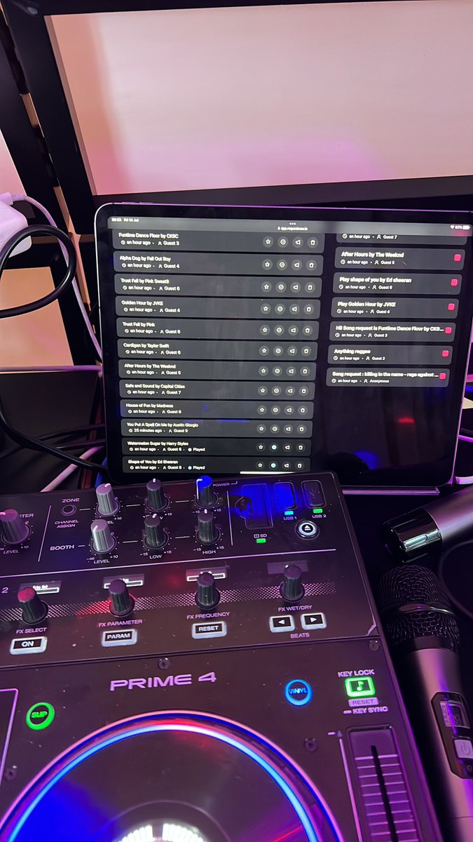 djmcoles's tweet image. Another great night using @RequestNowApp to get the requests in thick and fast! What an eclectic mix as well!