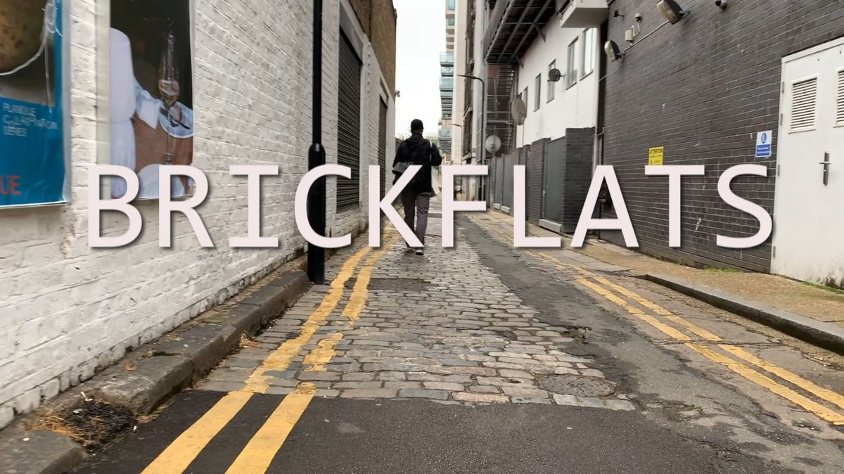 A street artist repairs holes in walls with solid resin scenes of cramped London living?  #Brickflats 
video interview: youtu.be/SUjbNNayZvU