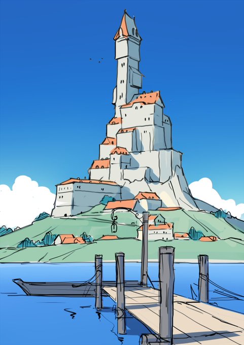 「landscape tower」 illustration images(Latest)
