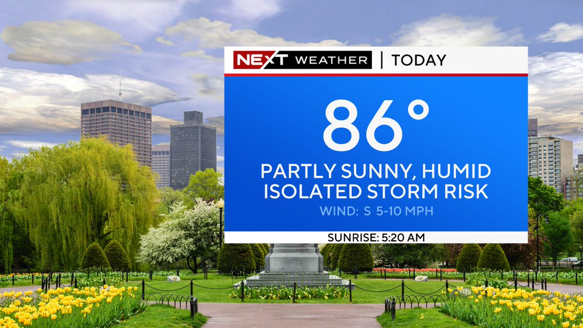 sarahwroblewski's tweet photo. WEEKEND: Higher risk of heavy rain for Sunday... 1-3" of rain in spots possible, elevating the flooding threat. #WBZ #NEXTWeatherAlert https://t.co/JI7mx6LUWk