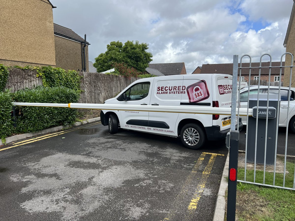 SecuredAlarmSys's tweet image. Our committed engineers got this @CAMEUK barrier replaced on this miserable wet Saturday morning. 

Great effort by the guys to get this completed and to ensure the barrier remains operational 

#TeamSAS #Teamwork