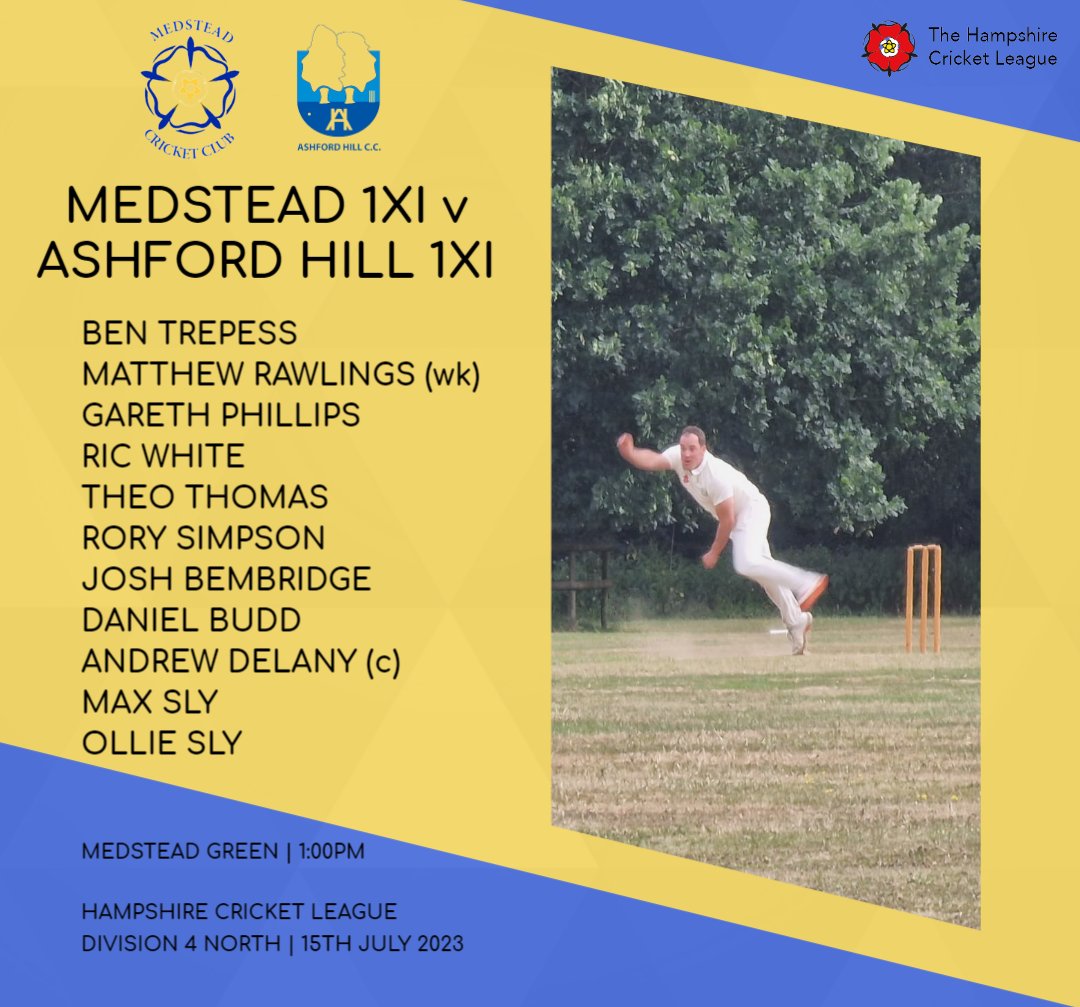 Try as they might, the elements have not yet won the day and our league game at home against <a href="/AshfordHillCC/">Ashford Hill Cricket Club</a> is set to go ahead. Two sides looking to wrestle some form back, after a tough couple of weeks, will match up at a windy Medstead Green this afternoon. Our Medstead team: