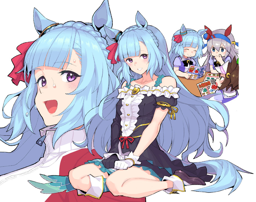 メジロアルダン「リクエストより「メジロアルダン」です!」|おえぴつのイラスト