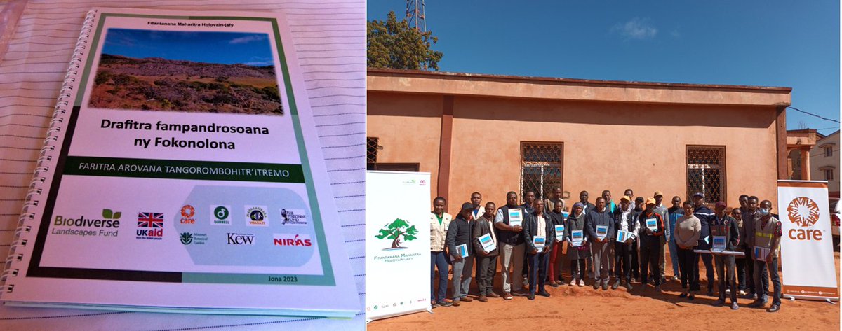 It is time for implementation after the distribution of the Community development plan to the stakeholders of #ItremoPA #Amoronimania_Region #Madagascar @TeamKMCC on the <a href="/FmhlMadagascar/">FMH Madagascar</a> project. Thanks for the <a href="/DefraGovUK/">Defra UK</a> #BiodiverseLandscapesFund to support us.