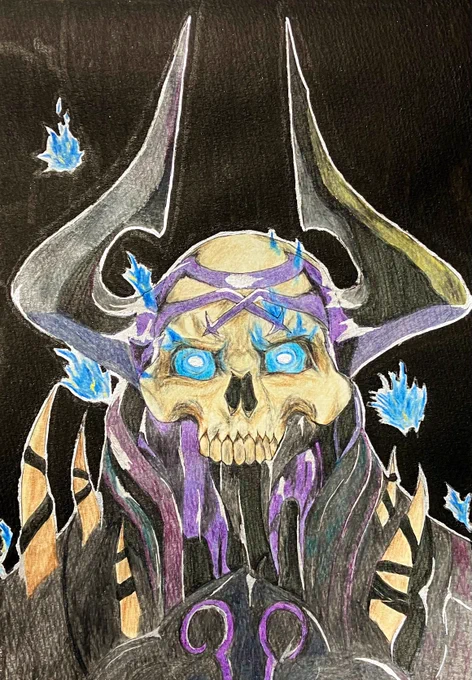 山の翁を描きました。 #FGO