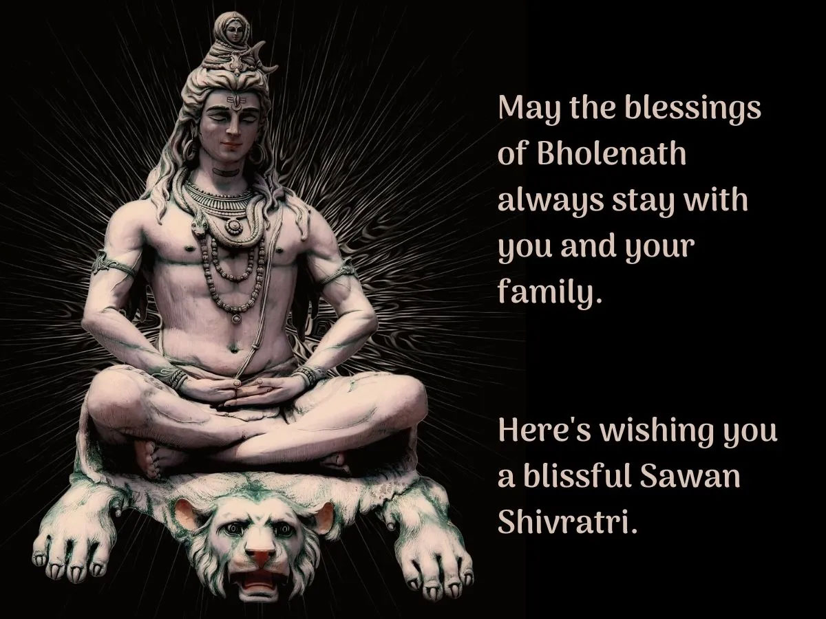 Happy first #SawanShivratri to all on the most holiest day of #Sawan  maas..On the occasion of Sawan Shivaratri, I wish you a warm and prosperous  life and I pray that Lord Shiva, image size:1200x900