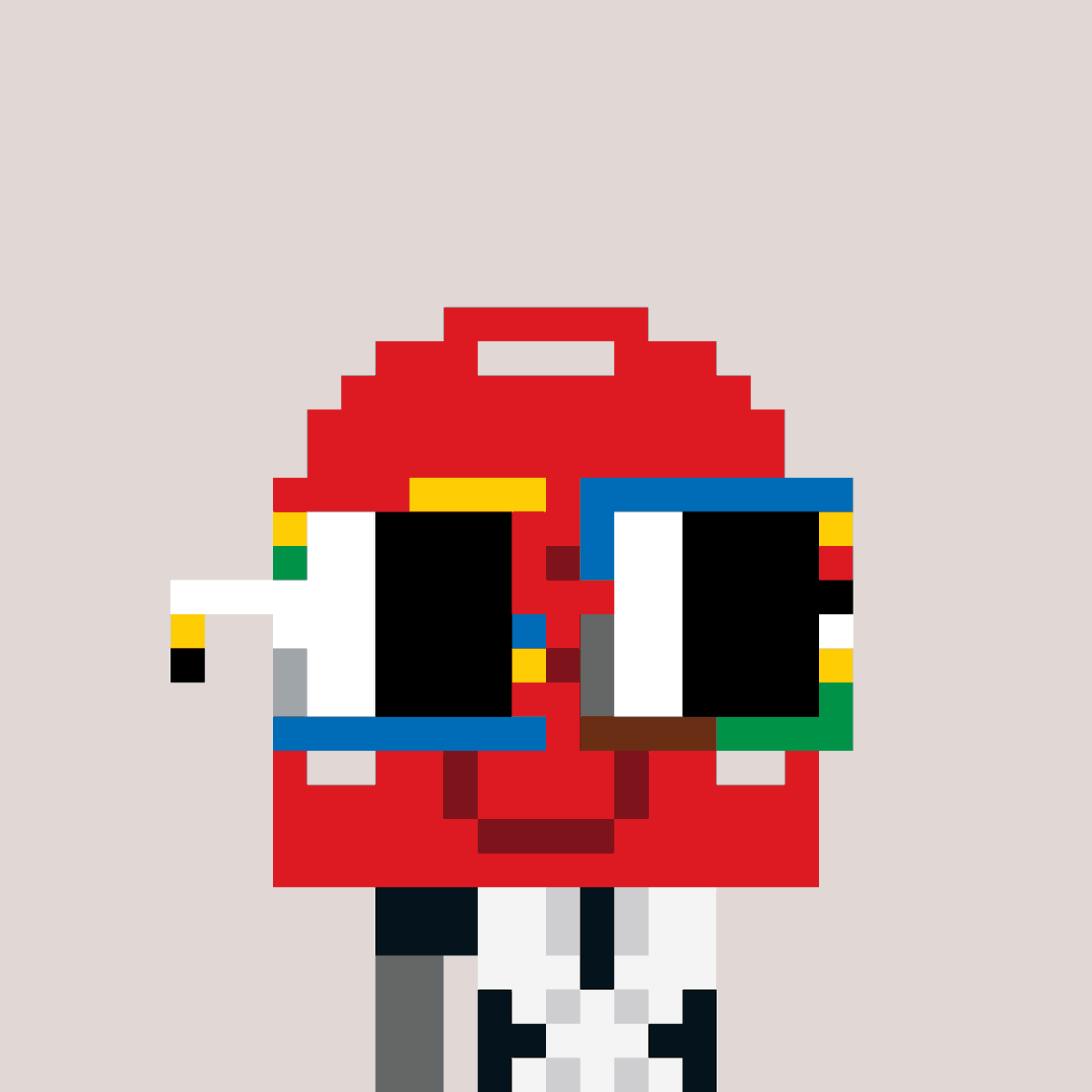 Today's GM is dedicated to <a href="/60r90/">fried</a> for minting Lil Brickz #48 with a double bionicle trait combo 🫡