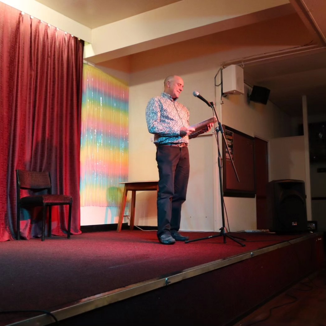 ShedWriting's tweet photo. The Poets ❤️

Brilliant readings from @dawson_hammond @gtmaddison
and Kevin Walker!

#Performanceslam
#Poetry
#Doncaster https://t.co/lGQZWAdFuD