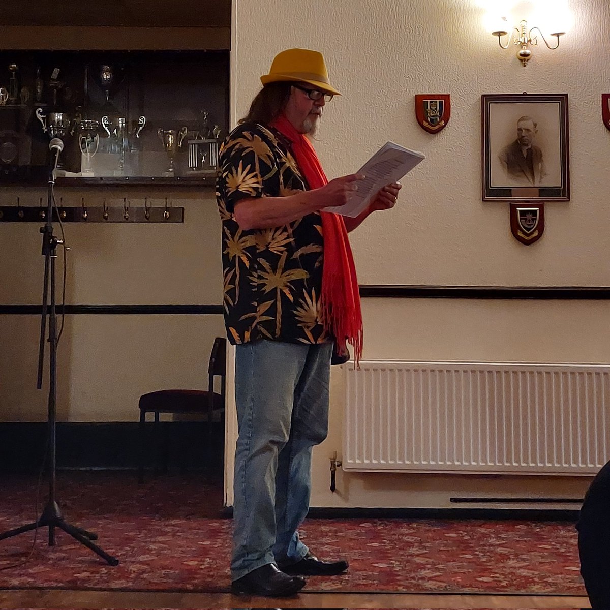 ShedWriting's tweet photo. The Poets ❤️

Brilliant readings from @dawson_hammond @gtmaddison
and Kevin Walker!

#Performanceslam
#Poetry
#Doncaster https://t.co/lGQZWAdFuD