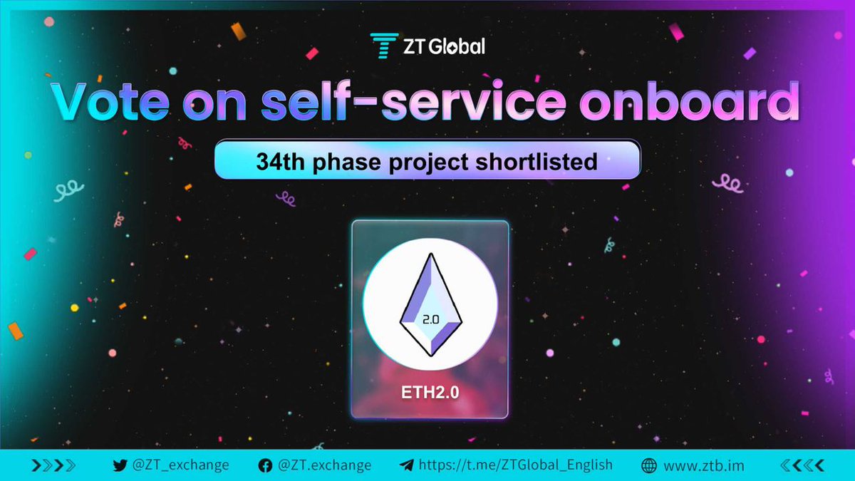 ZT_exchange's tweet photo. @WSHIB_ETH @XinaERC20 @LandWolfToken @MiniDoge2_Bsc @NovaUBI @Boysclub_Andy @PlanetMemes4 @Crocodile_eth 🔚The results of the 34th phase are out.

💯Congratulations to the following project shortlisted for the "Self-directed" board.

$ETH2.0  @eth20erc https://t.co/8KRtvi3cr1
