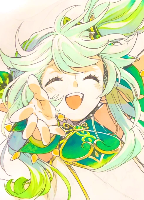 新緑の少女