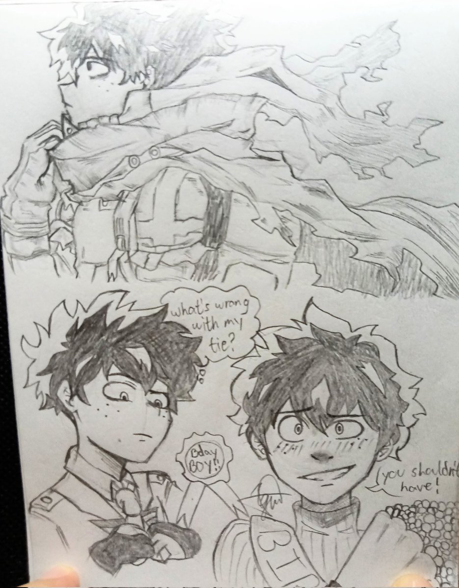 Imagine_Wilde's tweet photo. Holy shit, its Izu's birthday already? I feel like its still June. Goodness, I need to start marking my calendars. Anyway, here's something I quickly whipped up. Happy Birthday Izu-kun! 🎉✨

#Izuku #Izukumidoriya #MyHeroAcademia https://t.co/OheDJZYcwR