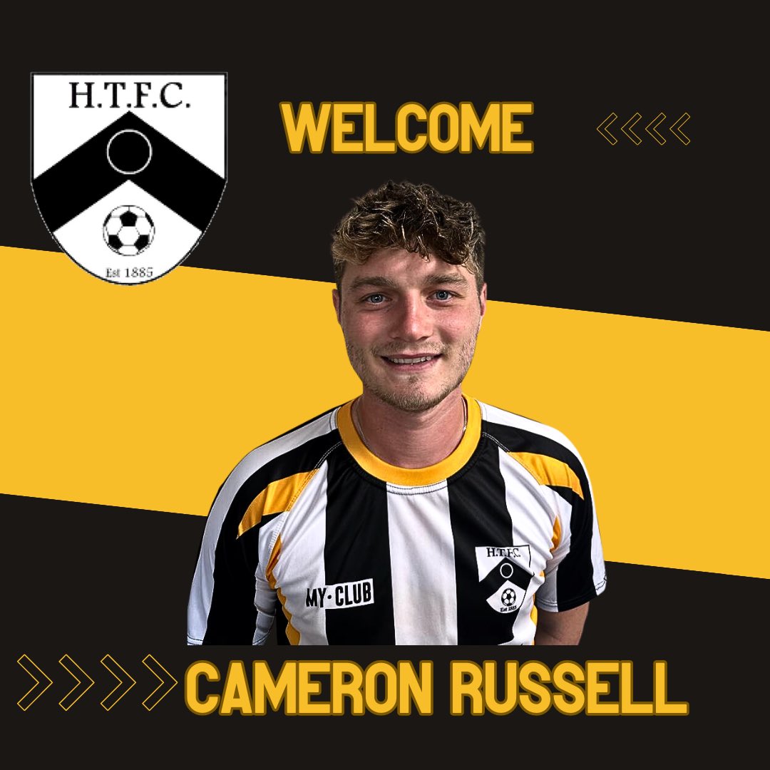 Town are delighted to announce the signing of <a href="/CamRussell28/">Cameron Russell</a> 

Cam made his senior football debut for town back in 2017 and now has returned for the upcoming season after a successful spell with Kirkley &amp; Pakefield.

Welcome back Cam!!!!

Up The Town!!! 🖤🖤🖤🖤