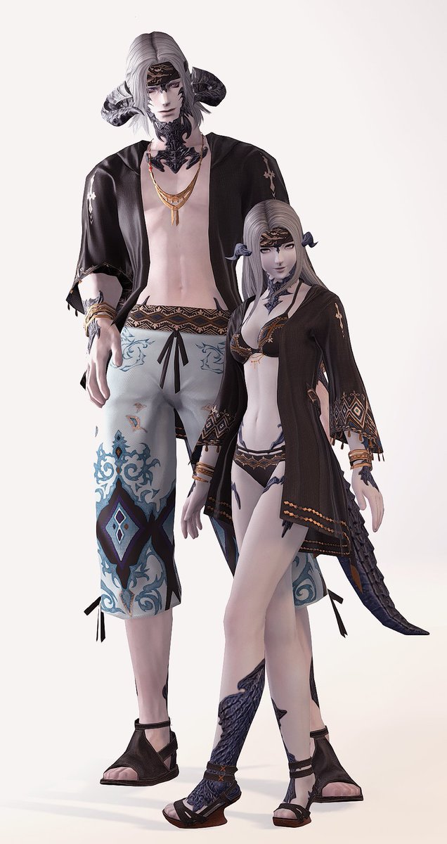 FFXIV_J's tweet photo. [Moonfire Faire]
22년 글로벌 서버(23년 한국 서버)
불꽃축제 보상 - Summer Sunset Set🏖️☀️ 
#FF14 #FFXIV https://t.co/hbkx7LLbIG