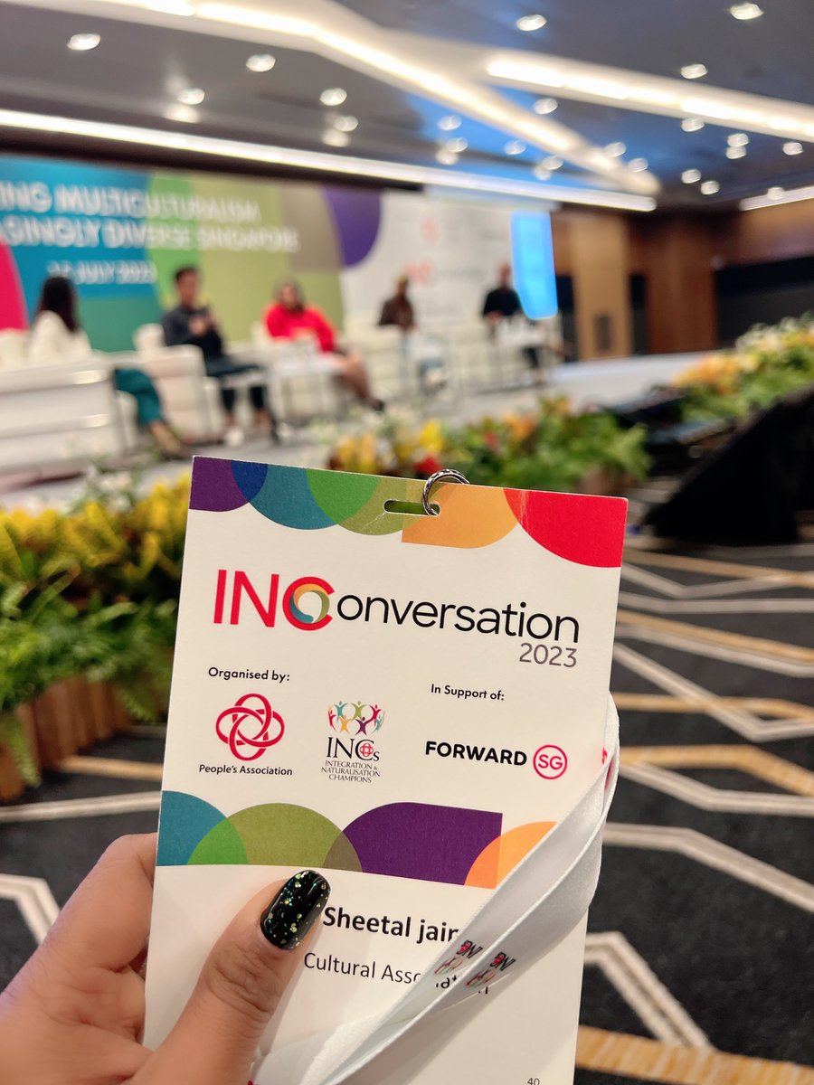 Grateful to attend People's Association INConversation 2023

It was inspiring to listen to @edwintongcf Mr Edwin Tong, Minister for Culture, Community & Youth, Singapore

Plenary Session on Navigating #Multiculturalism in an Increasingly Diverse #Singapore

#racialharmony 🫰💪