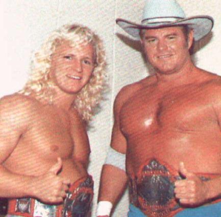 On this day in 1991, @RealJeffJarrett and Robert Fuller won the USWA World Tag Team Championship for the 2nd time #USWA #TagTeamTitles https://t.co/jUhInAdnoU