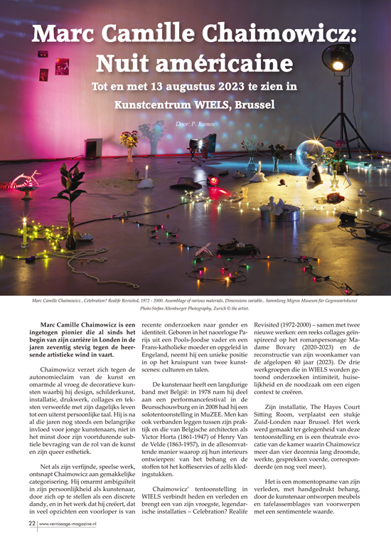 VernissageMag's tweet photo. BRUSSEL https://t.co/blKaGQEqwb
Wiels Centrum voor Hedendaagse Kunst, Van Volxemlaan 354, tel 02 3400053 https://t.co/oaBQpNPwhi wo t/m zo 11-18 uur, 'Nuit Américaine': Marc Camille Chaimowicz (F/GB)-installaties, t/m 13 aug. https://t.co/FBazbh125I