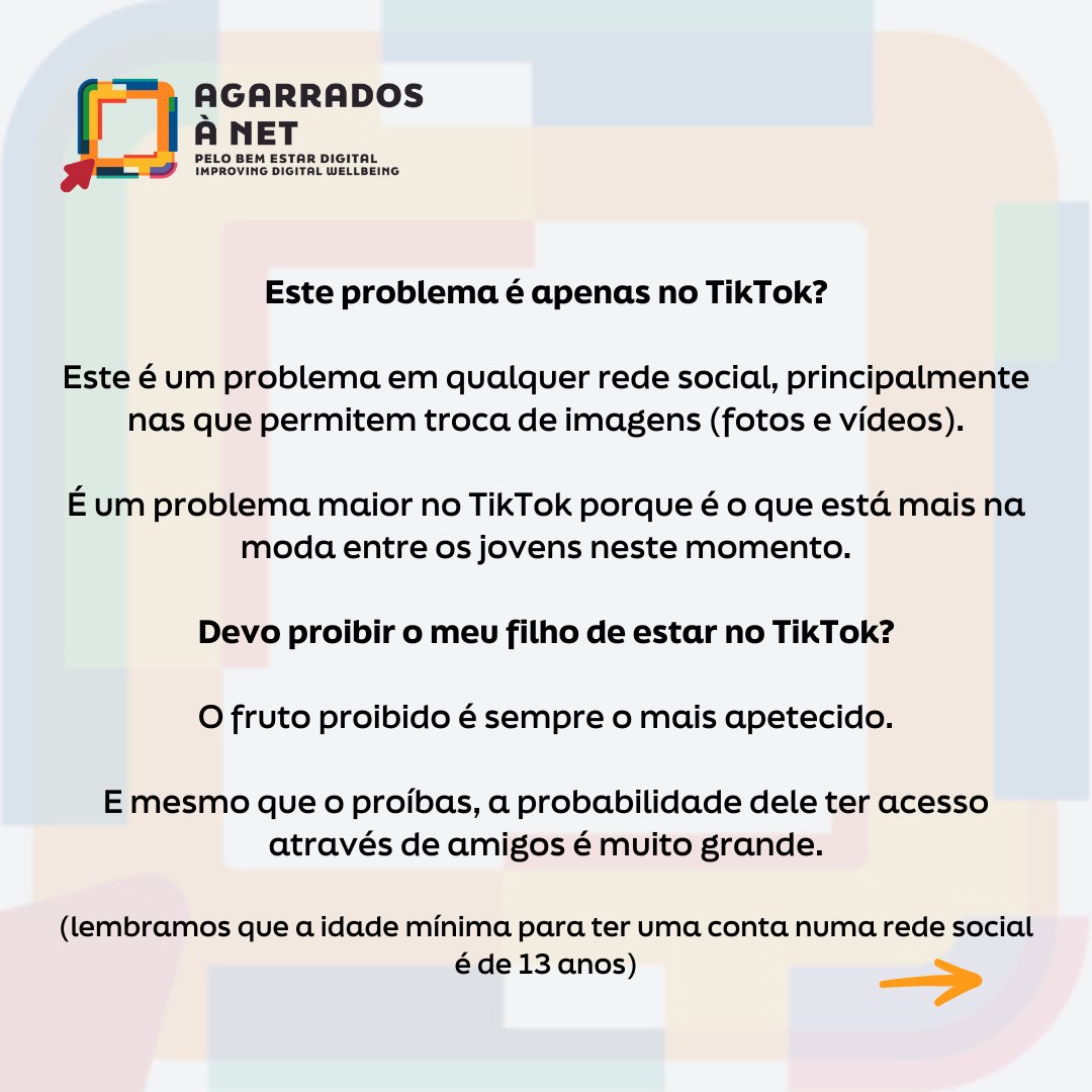 agarradosanet's tweet photo. Excelente reportagem da @DanielaESanto, da @renascenca, s/o uso do TikTok p/jovens: https://t.co/8ZGCLsGRag. Fica c/estas dicas p/veres este assunto c/teus filhos. P/teres as n/formações na t/escola ou comunidade p/alunos pais, professores e outros técnicos, envia-nos mensagem. https://t.co/o8vjHRfcPB