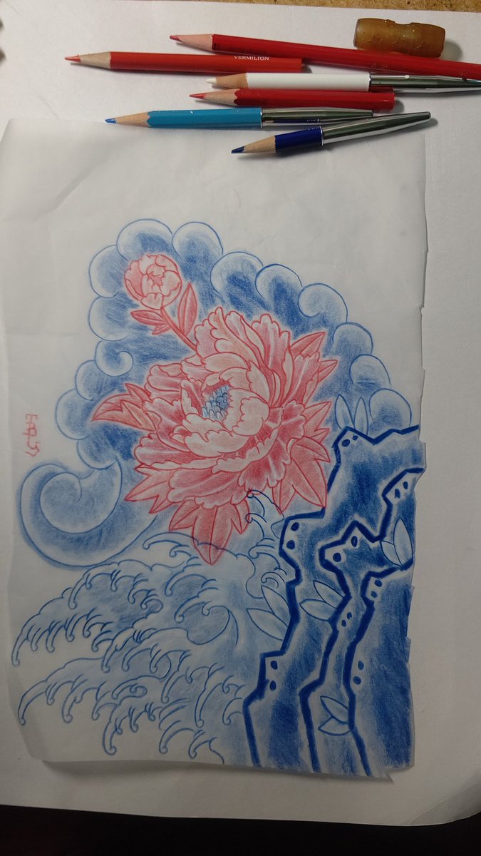 TBY_you's tweet photo. #赤鉛筆
#お絵描き
#牡丹
波🌊岩🪨
#タトゥーデザイン
#タトゥー
#刺青
#予約受付中
#アナログイラスト
#アナログ画
#赤鉛筆画
#牡丹デザイン
#tattoodesign
#drawing
#sketch
#tattoostudio
#lotusdesign
#lotustattoodesign
#japanesetattoo https://t.co/reTrpSdJvX