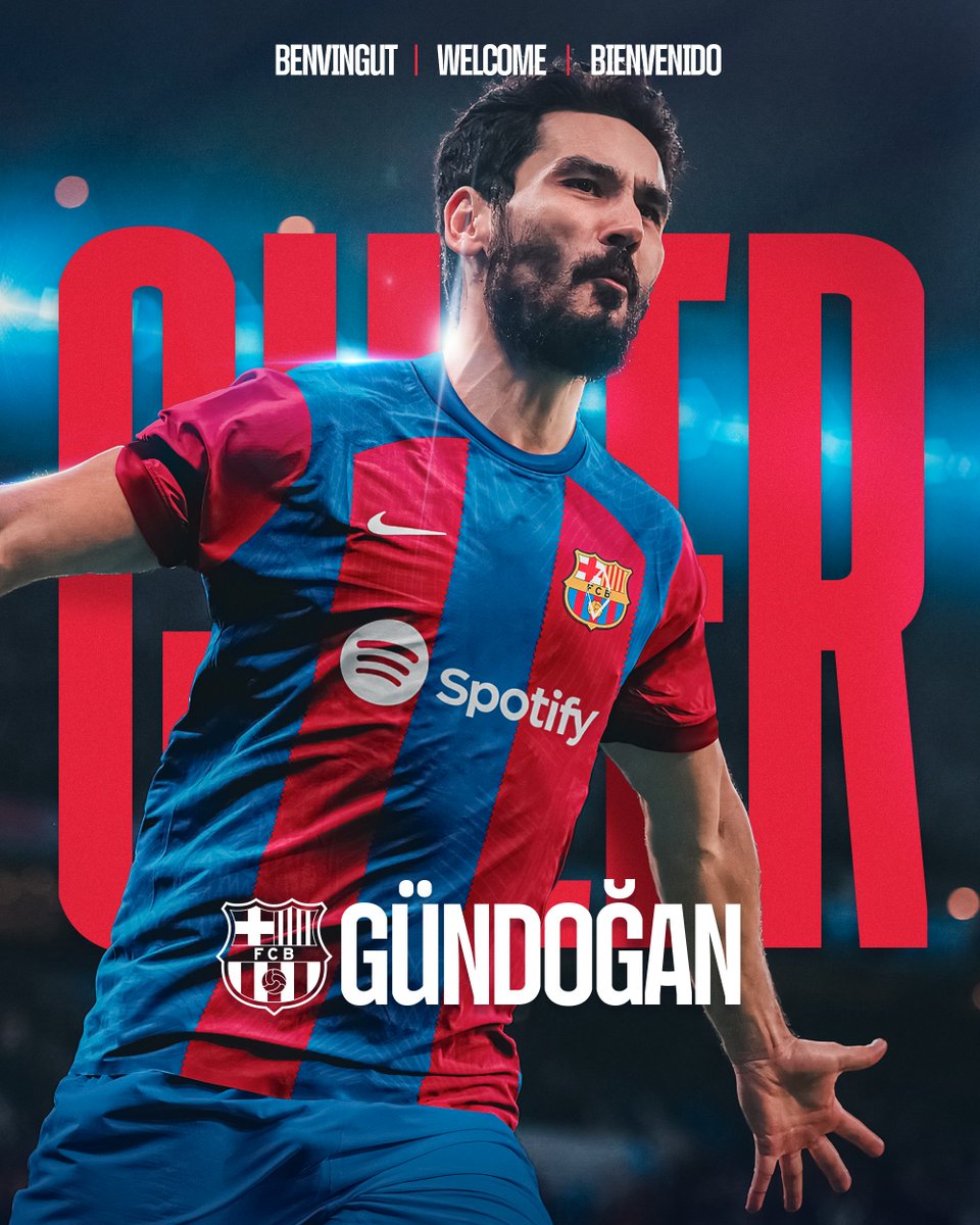 FCBarcelona's tweet photo. 𝗚𝗨̈𝗡𝗗𝗢𝗚̆𝗔𝗡 ✅
𝗜𝗡̃𝗜𝗚𝗢 ✅
𝗩𝗜𝗧𝗢𝗥 𝗥𝗢𝗤𝗨𝗘 ✅ https://t.co/yAK49UMAkL