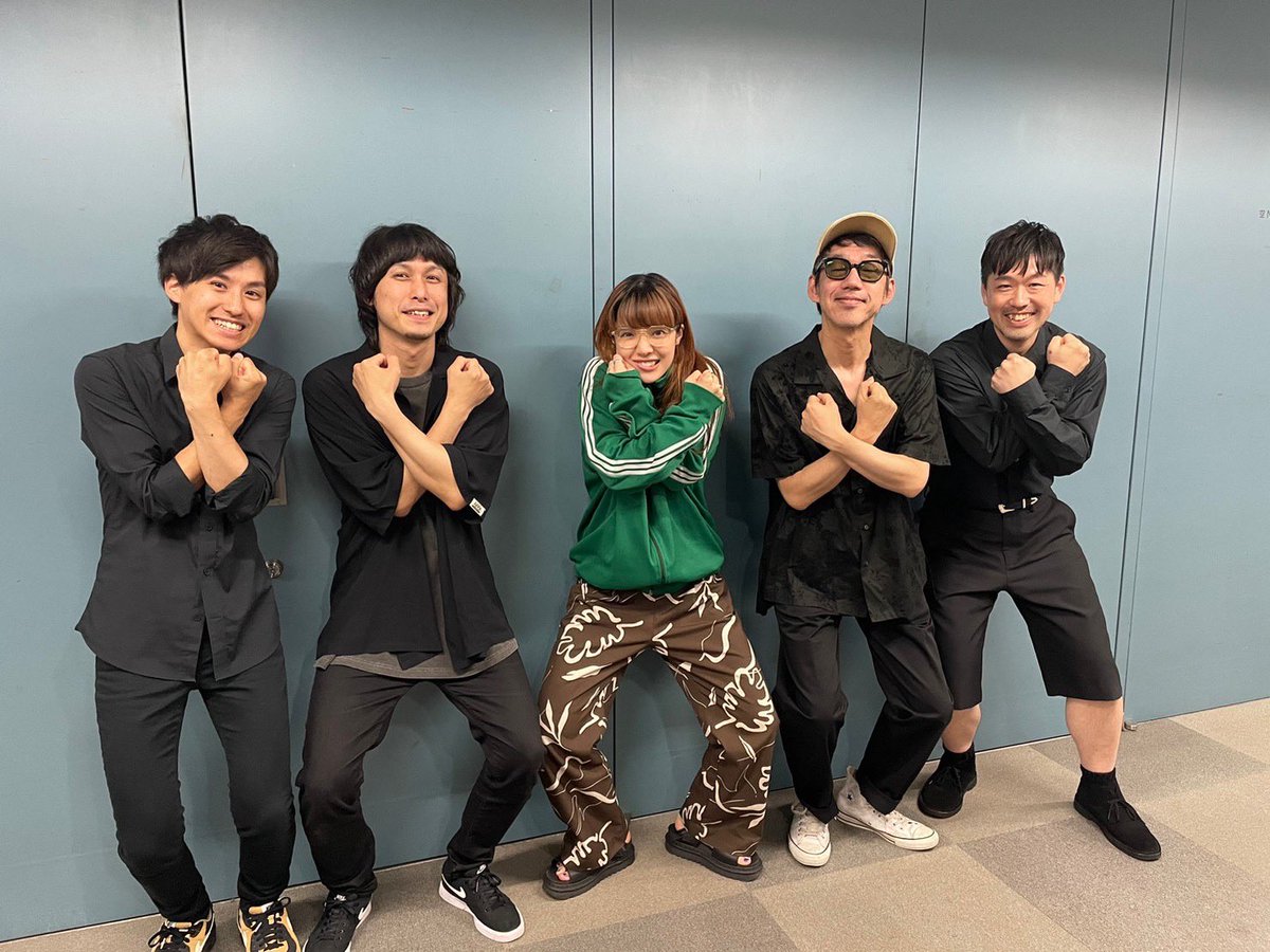 本日、あいみょんのバックバンドでTBS「音楽の日」に出演してましたー